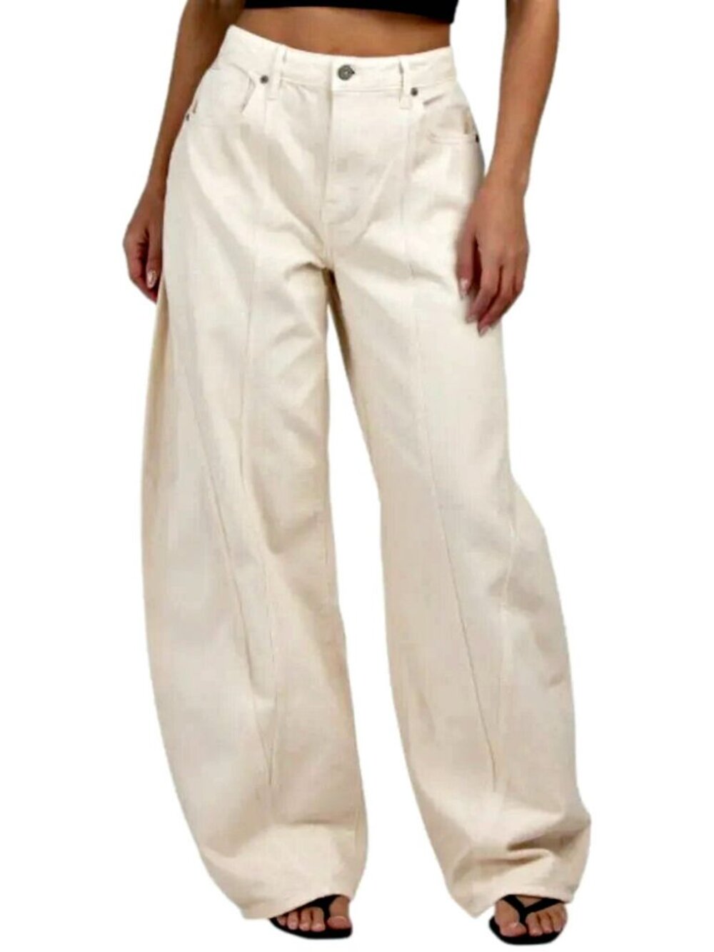NEW! 129.00 HIDDEN SAMMIE BARREL JEANS SZ 29